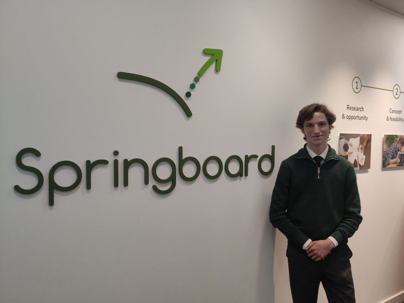 Springboard welcomes Ort JUMP student
